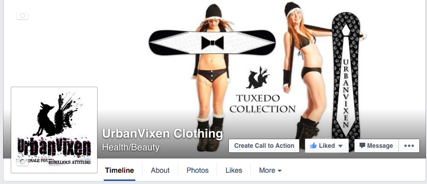 UrbanVIxen Clothing FaceBook