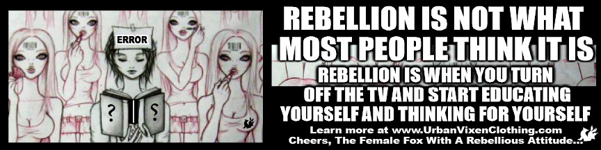 urbanvixen, rebel girl, foxy lady, rebel